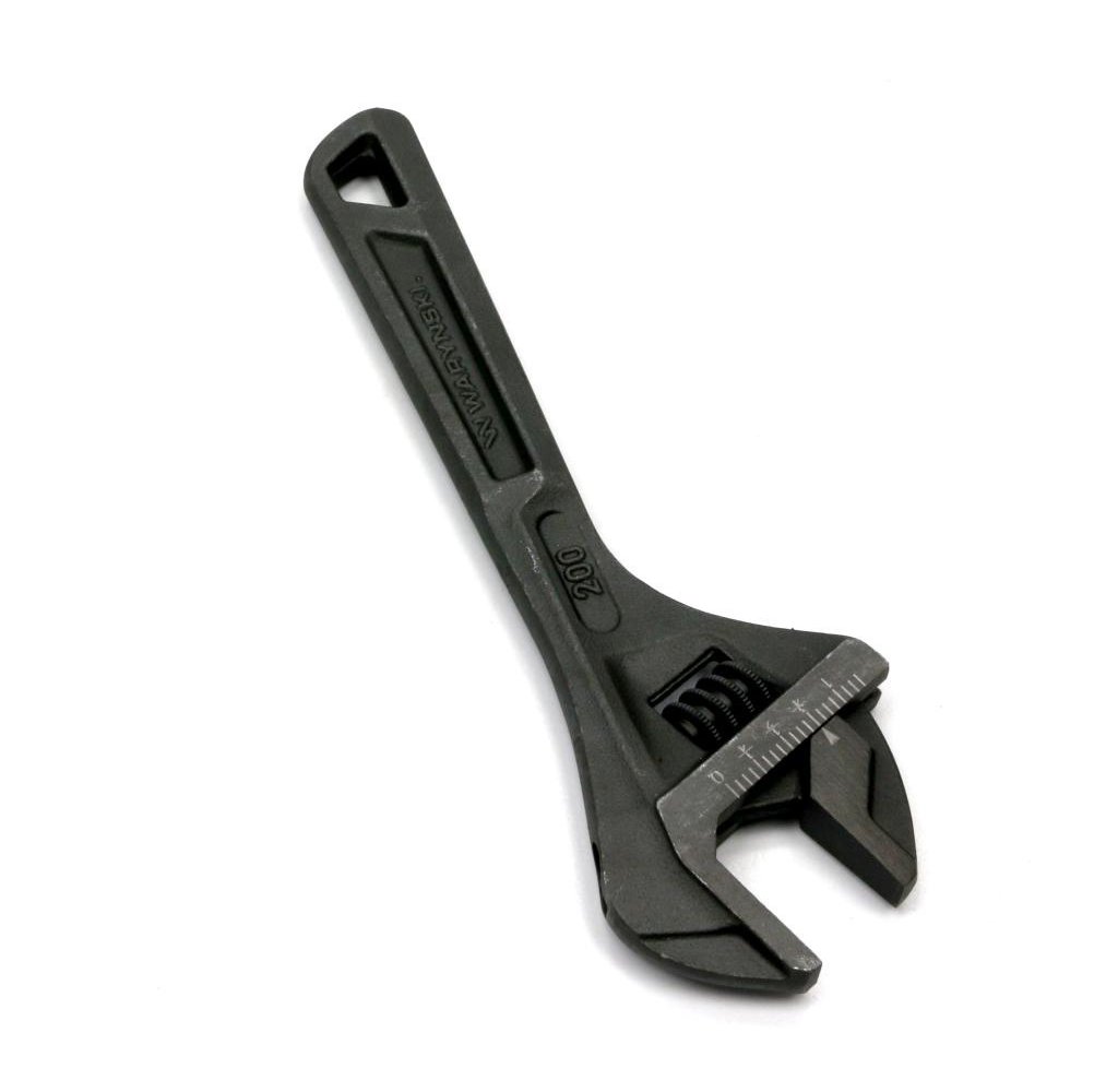 Klucz nastawny ze stali CrV 200 mm Waryński