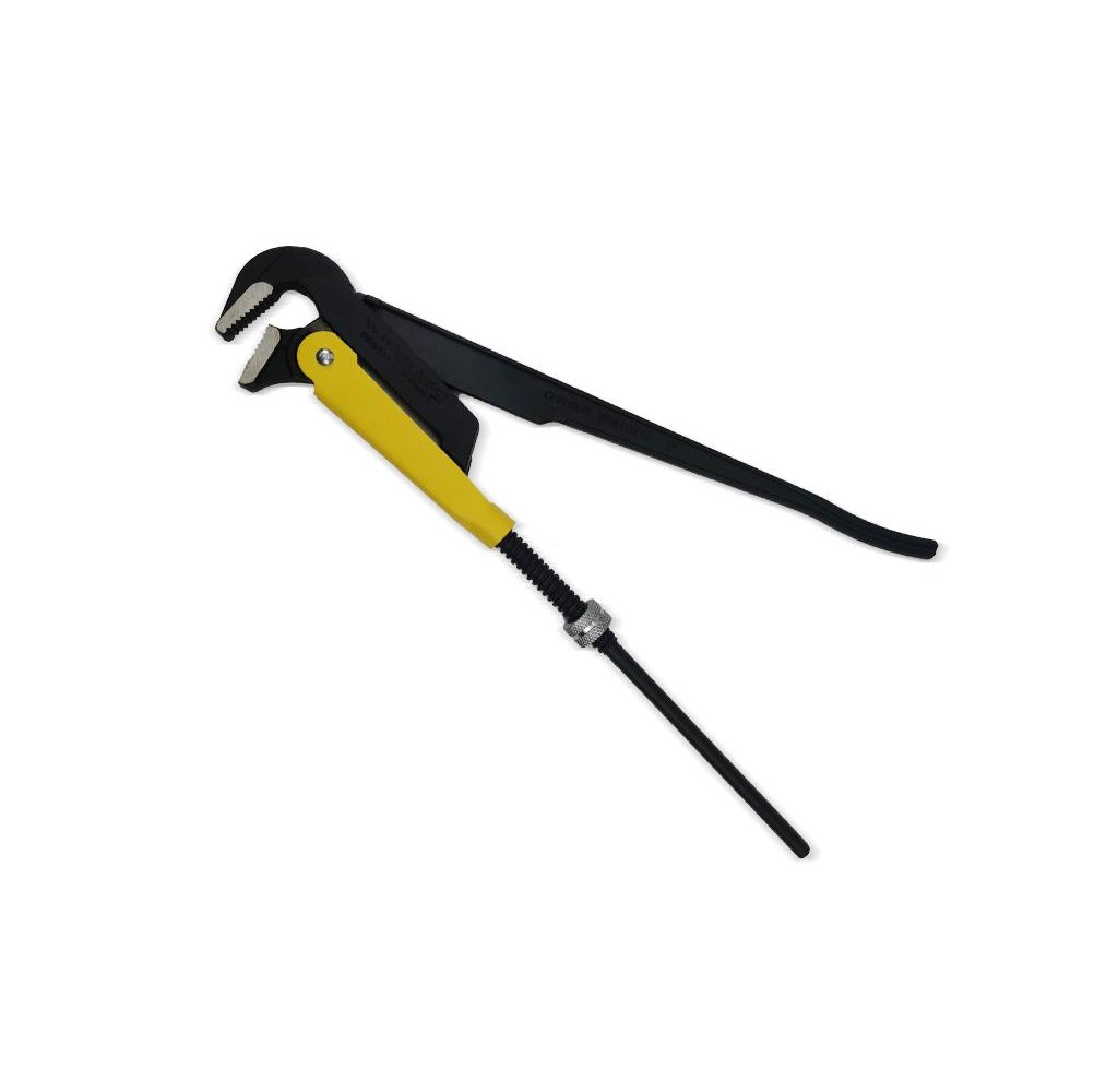 Szczypce nastawne szwedzkie do rur szczęki typ 90° o rozstawie max 67mm 2" długość 560mm Waryński