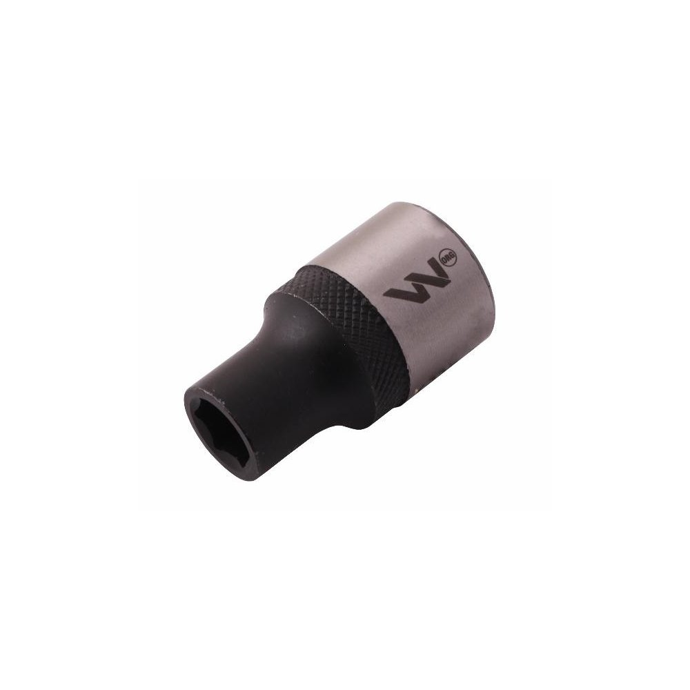 Nasadka sześciokątna 1/2". 9 mm. CrV50BV30. DIN 3124. Waryński