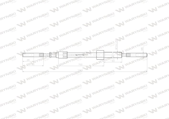Linka - Sprzęgło L-1060mm/750mm 69112105 ZETOR Waryński