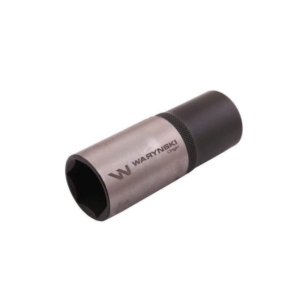 Nasadka sześciokątna 1/2". 21 mm. długa. CrV50BV30. DIN 3124. Waryński