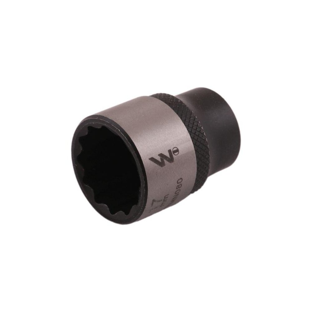 Nasadka dwunastokątna 3/8". 17 mm. CrV50BV30. DIN 3124. Waryński