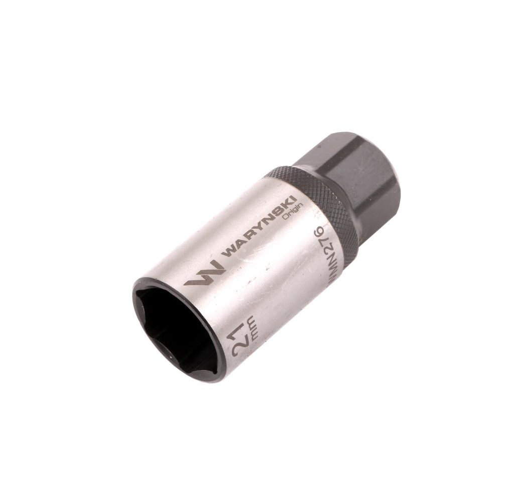 Nasadka do świec 3/8". 21 mm. CrV50BV30. DIN 3124. Waryński