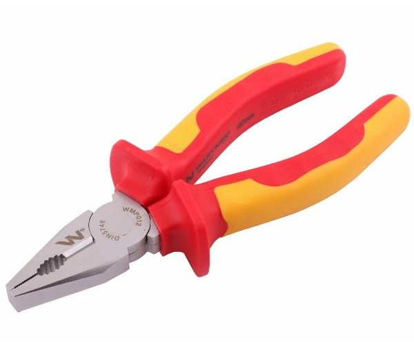 Szczypce izolowane, uniwersalne 160 mm. .VDE. Waryński