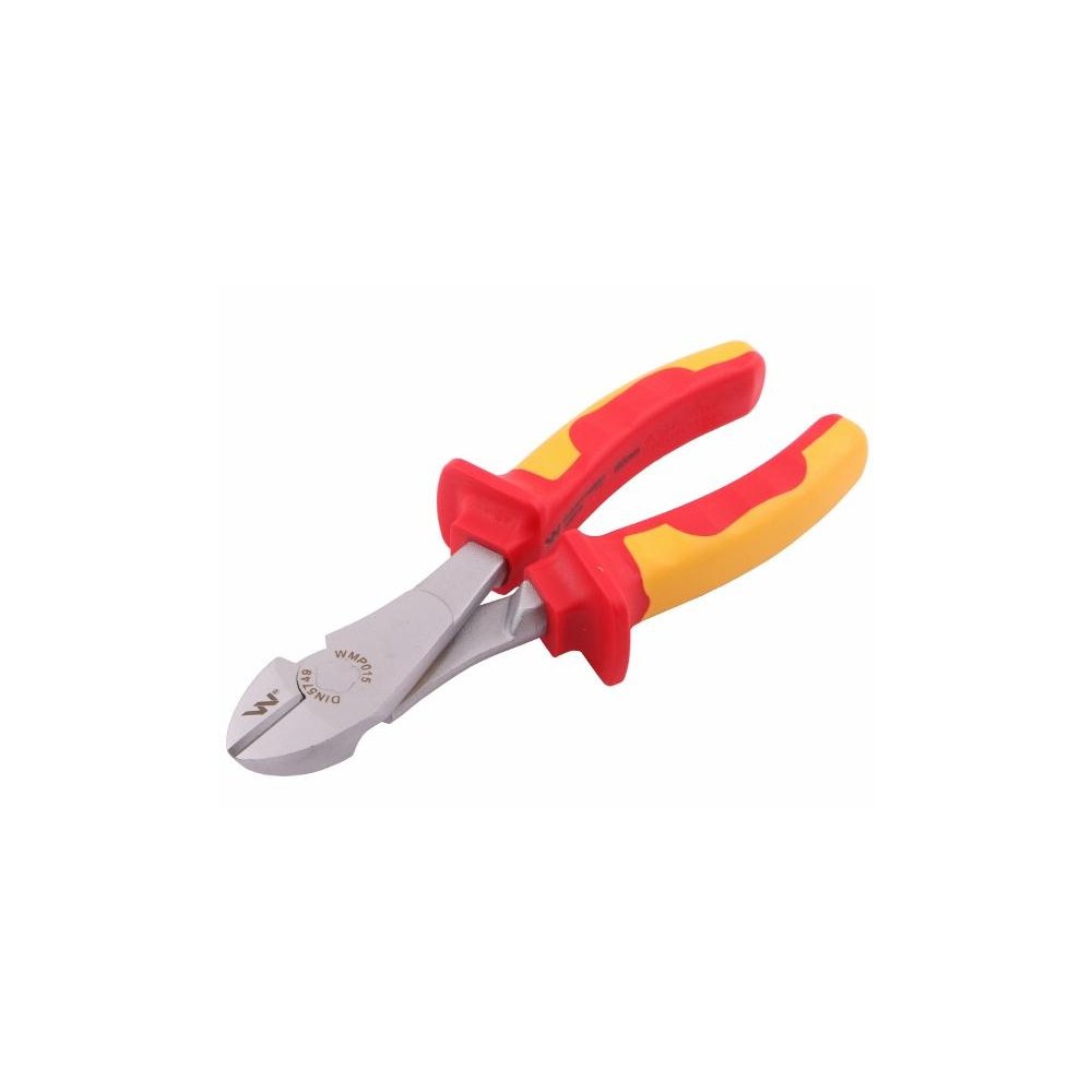 Szczypce izolowane, boczne 180 mm. VDE. Waryński