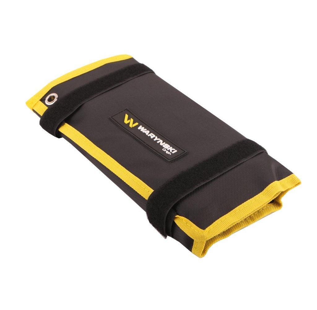 Zestaw kluczy płaskooczkowych z grzechotką w pokrowcu 12 szt rozmiary 6-17 w standardzie ASME B107-2010 Waryński