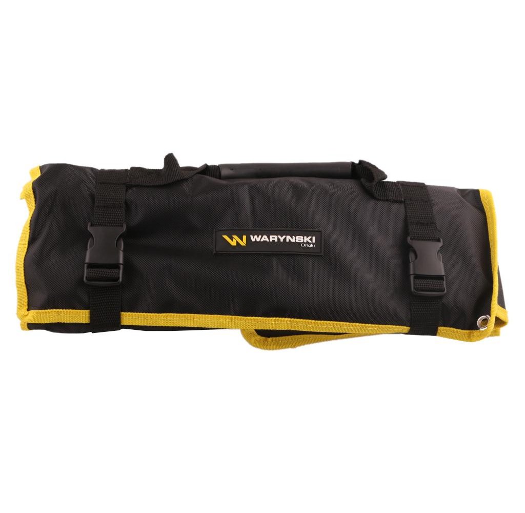 Zestaw kluczy płaskooczkowych z grzechotką standard w pokrowcu 19 szt rozmiary od 6-24 w standardzie ASME B107-2010 Waryński