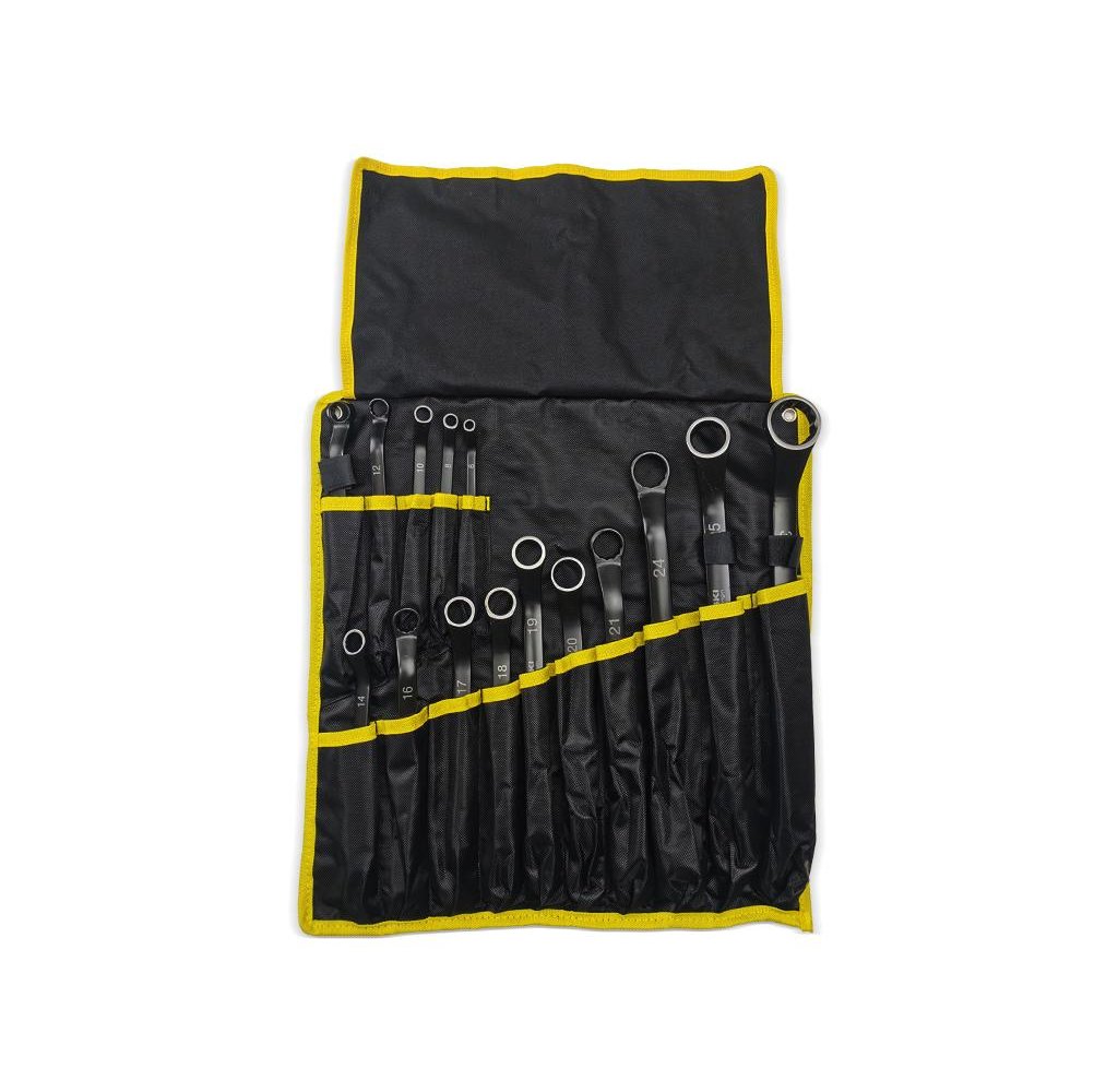 Zestaw kluczy odsadzonych w pokrowcu 15 szt w standardzie ASME B107-2010 Waryński