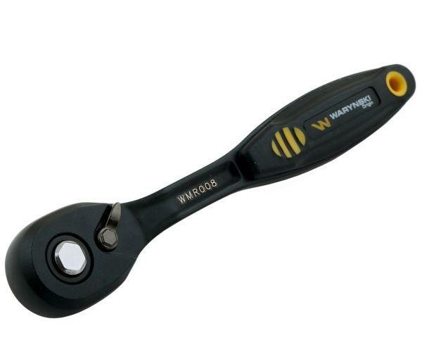 Grzechotka 1/4". 72T. odgięta. Waryński