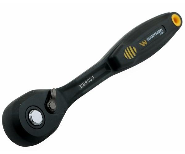 Grzechotka 3/8". 72 T. odgięta. Waryński