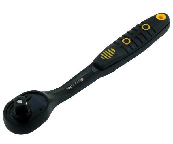 Grzechotka 1/2". 72 T. odgięta. Waryński