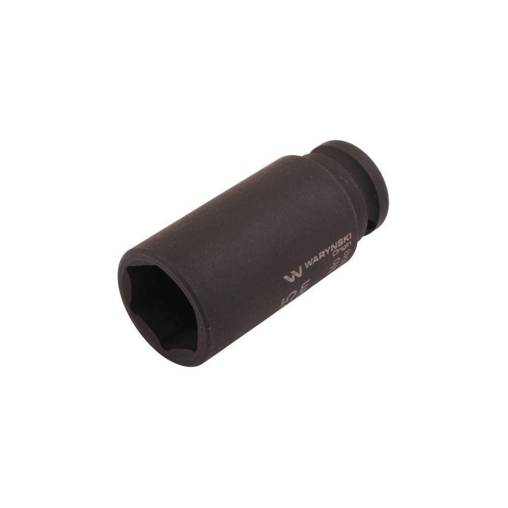 Nasadka udarowa sześciokątna długa 1/2" 25 mm. CrMo. DIN 3129. Waryński