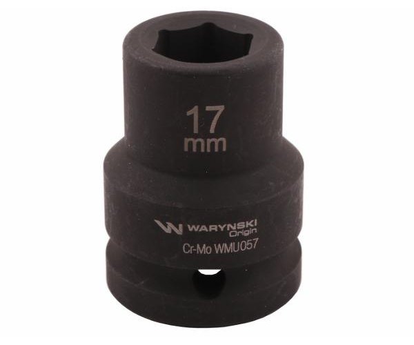 Nasadka udarowa sześciokątna 3/4". 17 mm. CrMo. DIN 3129. Waryński