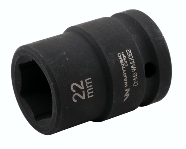 Nasadka udarowa sześciokątna 3/4". 22 mm. CrMo. DIN 3129. Waryński