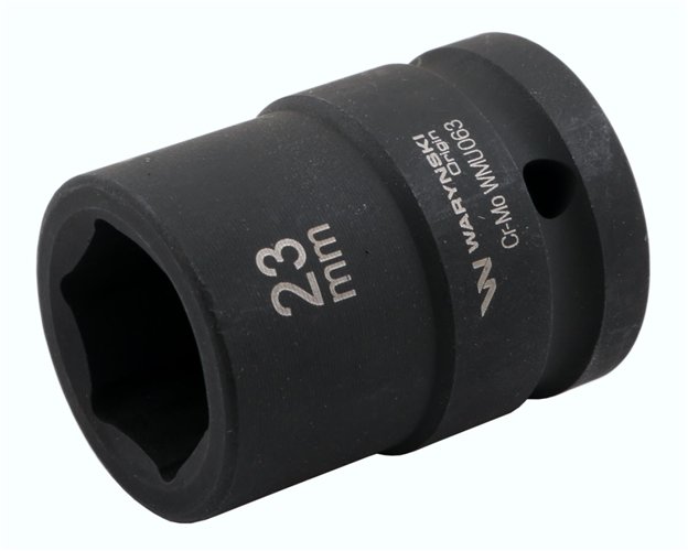 Nasadka udarowa sześciokątna 3/4". 23 mm. CrMo. DIN 3129. Waryński