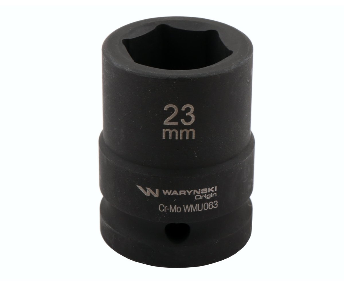 Nasadka udarowa sześciokątna 3/4". 23 mm. CrMo. DIN 3129. Waryński