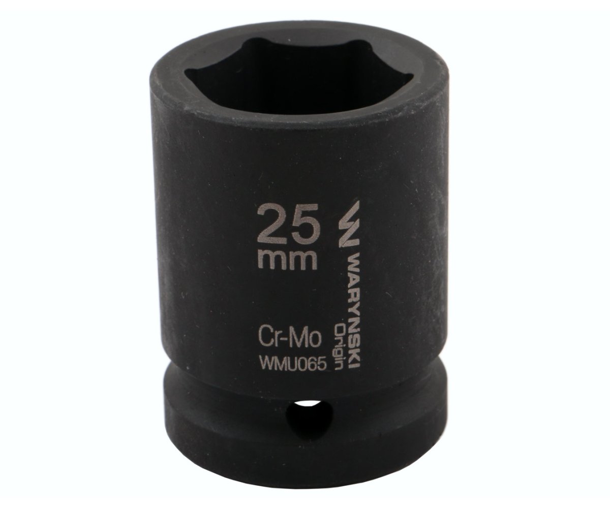 Nasadka udarowa sześciokątna 3/4". 25 mm. CrMo. DIN 3129. Waryński