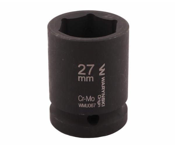 Nasadka udarowa sześciokątna 3/4". 27 mm. CrMo. DIN 3129. Waryński