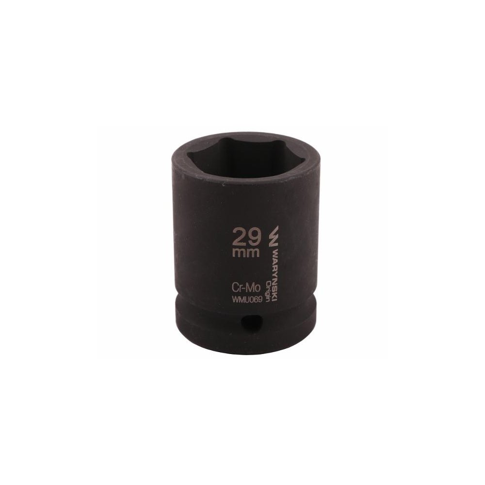 Nasadka udarowa sześciokątna 3/4". 29 mm. CrMo. DIN 3129. Waryński