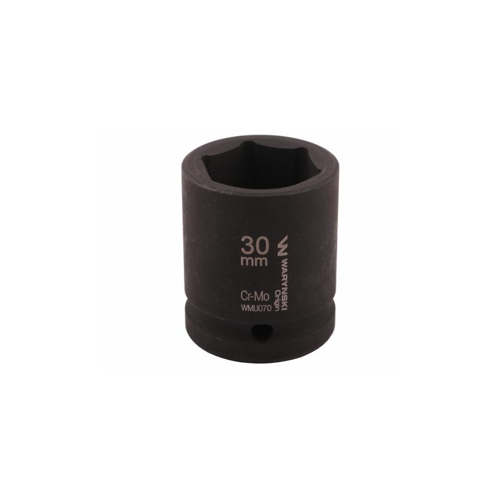 Nasadka udarowa sześciokątna 3/4". 30 mm. CrMo. DIN 3129. Waryński