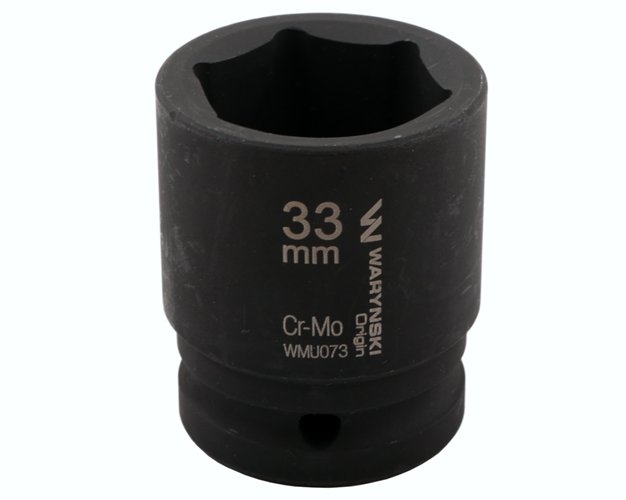 Nasadka udarowa sześciokątna 3/4". 33 mm. CrMo. DIN 3129. Waryński