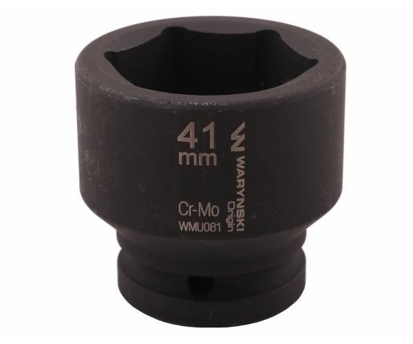 Nasadka udarowa sześciokątna 3/4". 41 mm. CrMo. DIN 3129. Waryński