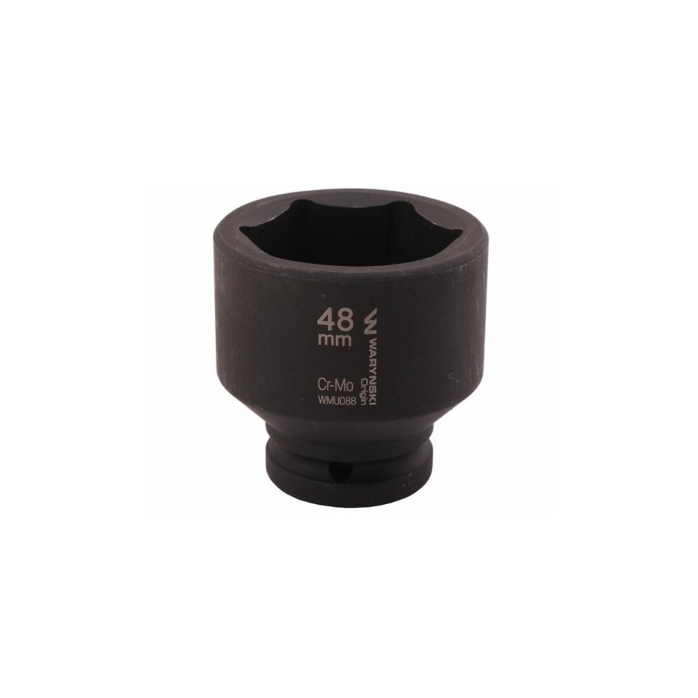 Nasadka udarowa sześciokątna 3/4". 48 mm. CrMo. DIN 3129. Waryński