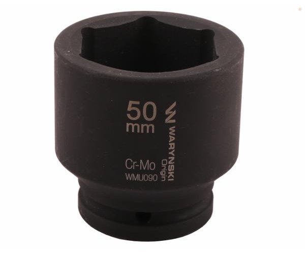 Nasadka udarowa sześciokątna 3/4". 50 mm. CrMo. DIN 3129. Waryński