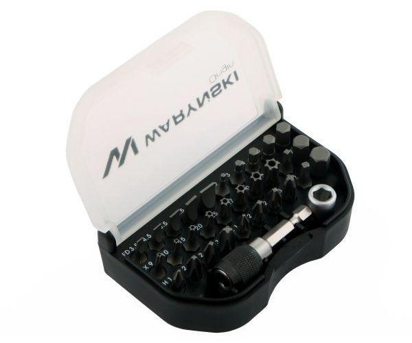 Zestaw końcówek wkrętakowych z uchwytem 32 szt. Waryński