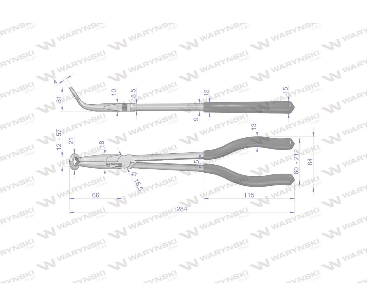 Szczypce do węży Waryński