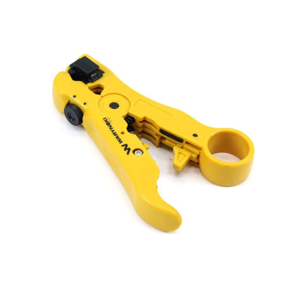 Ściągacz izolacji do RG-59/6 z ostrzami do obcinania kabli Waryński