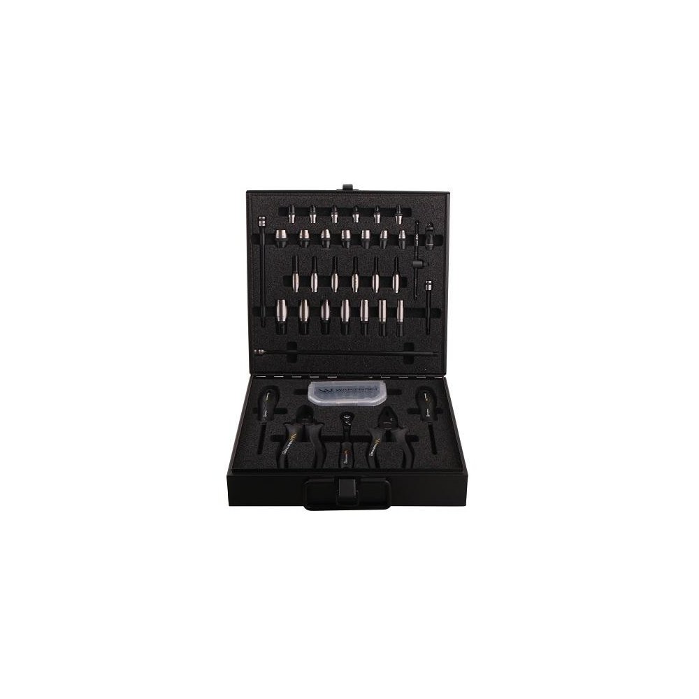 Zestaw nasadek w kasecie metalowej 68 el. Waryński