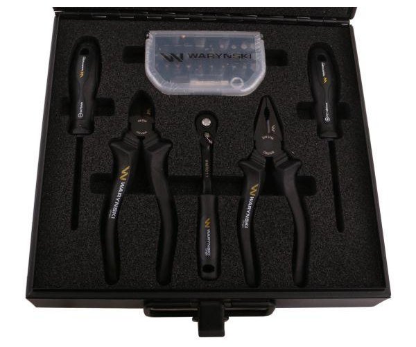 Zestaw nasadek w kasecie metalowej 68 el. Waryński