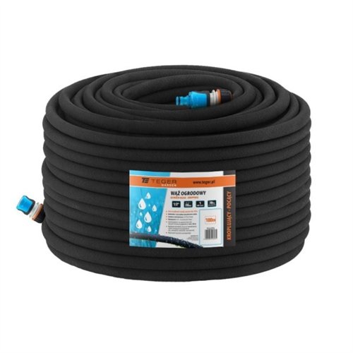Wąż ogrodowy - kroplujący FI 1/2". 100m / TEGER
