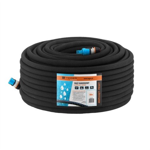 Wąż ogrodowy - kroplujący FI 1/2". 60m / TEGER