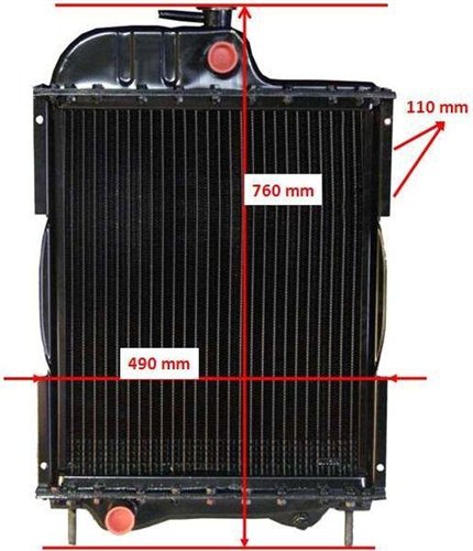 Chłodnica miedziana MTZ 80/82