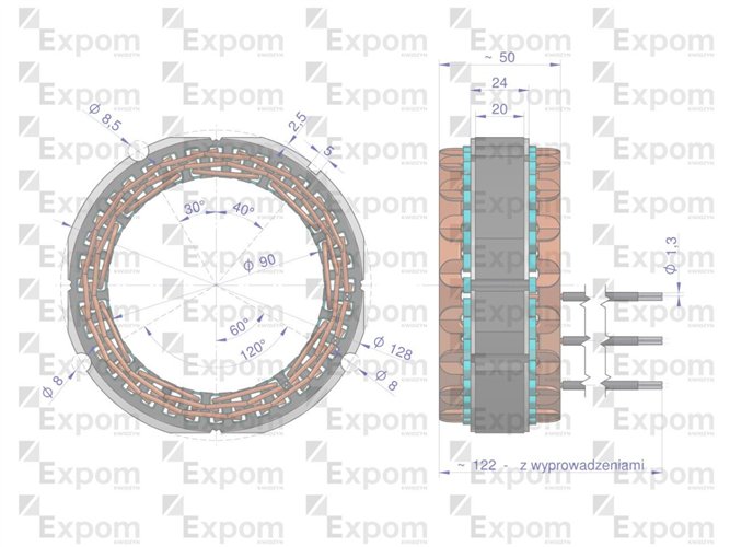 Stojan alternatora 9515672EX C-385 Nowy Typ EXPOM KWIDZYN eu