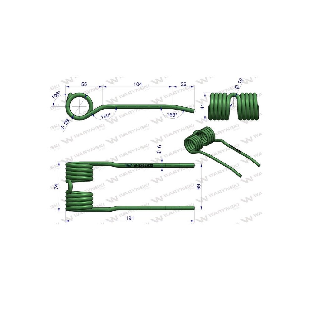 Palec podbieracza zastosowanie Claas Waryński