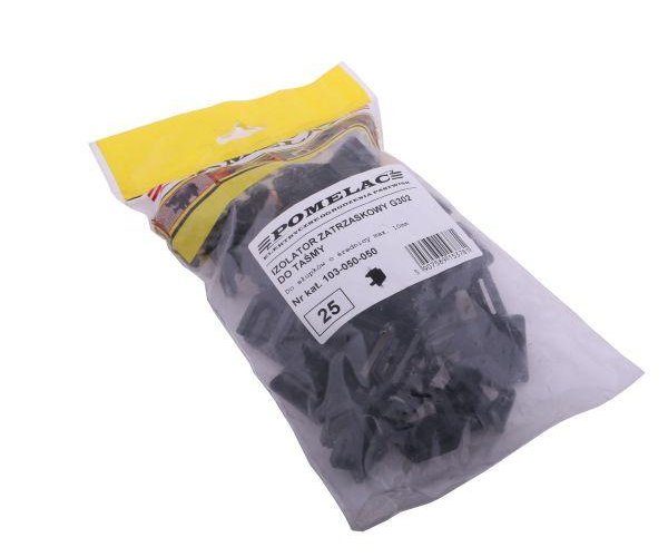 Izolator zatrzaskowy fi 10 do taśmy i drutu G302 (sprzedawane po 25)