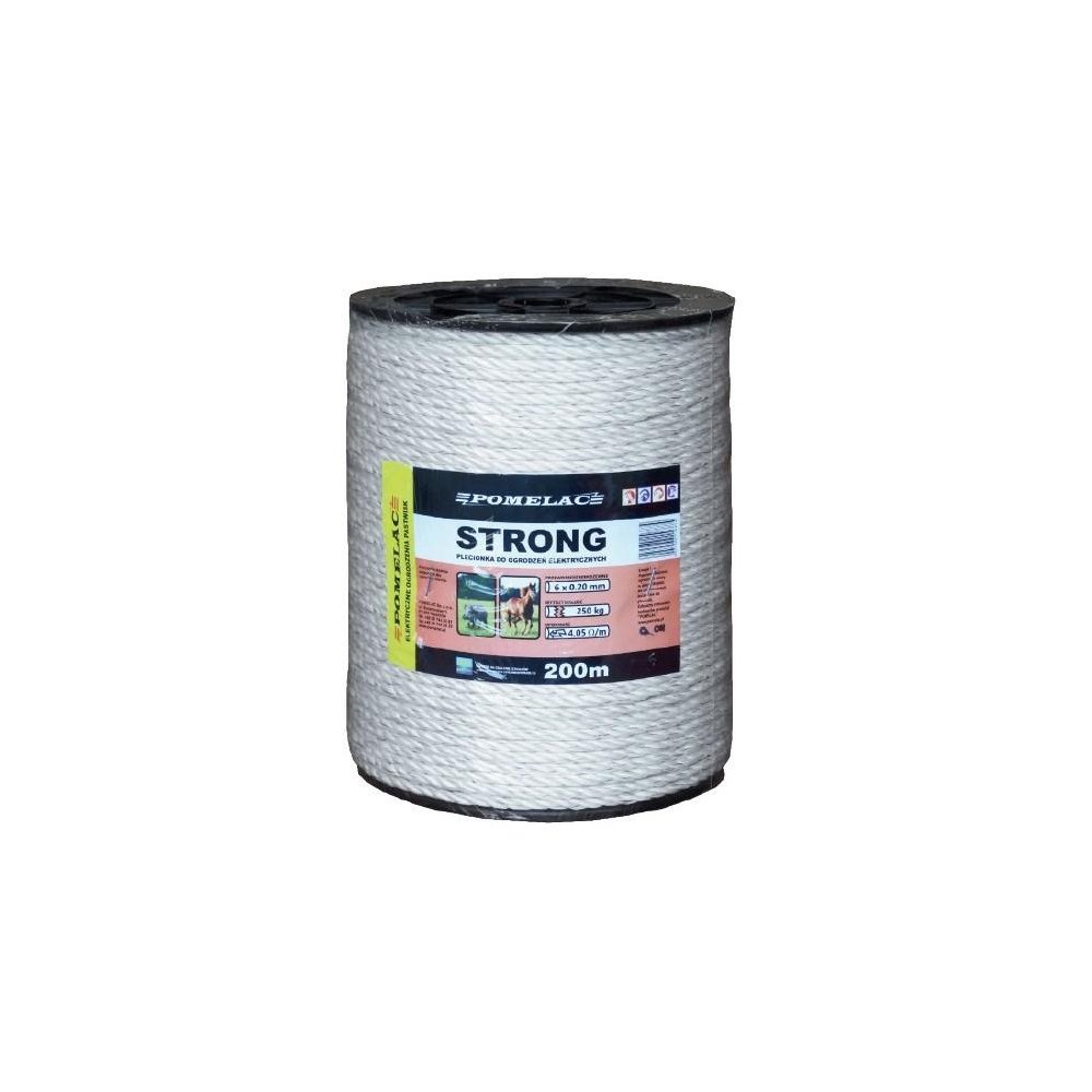 Plecionka Strong biała 5.5 mm 200m Pomelac