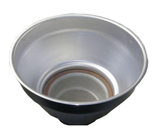 Cedzidło duże metalowe z wkładkami Dojarka