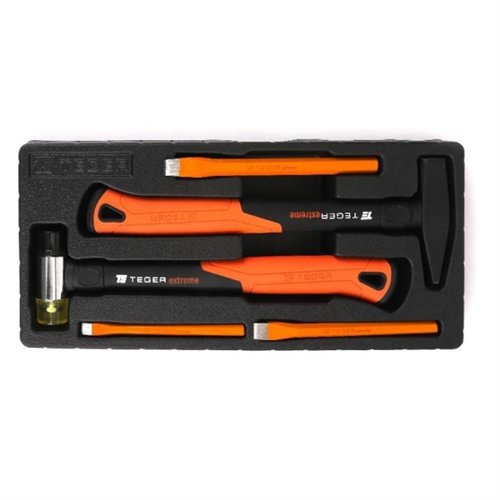 Zestaw młotków i przecinaków (5 el.) Extreme / TEGER
