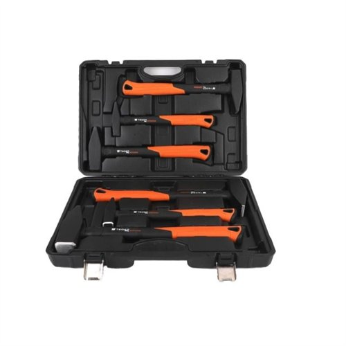 Zestaw młotków ślusarskich z trzonkiem fiberglass (6 el.) 300 500 800 1000 1500 2000 g Extreme / TEGER