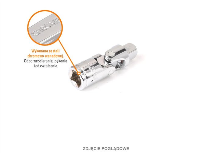 Przegub uniwersalny do nasadek 1/4" / TEGER
