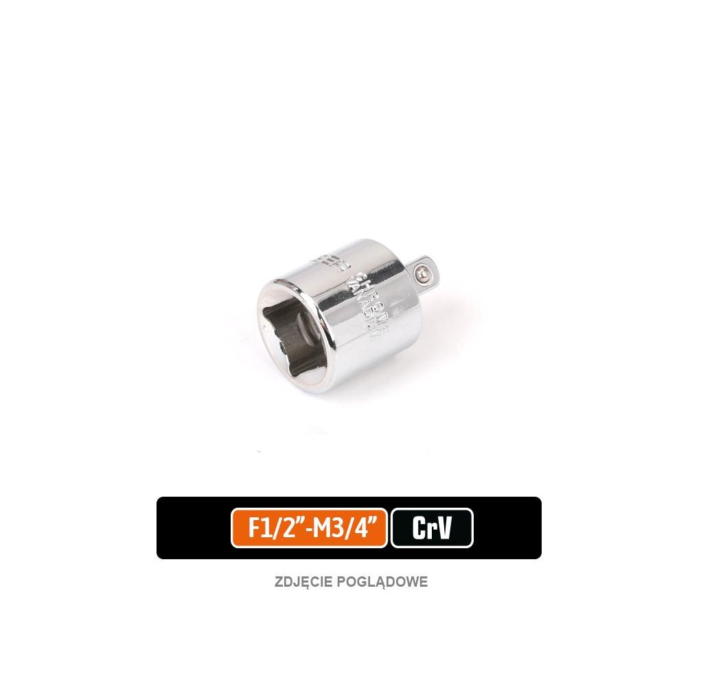 Redukcja F 1/2"-M 3/4" / TEGER