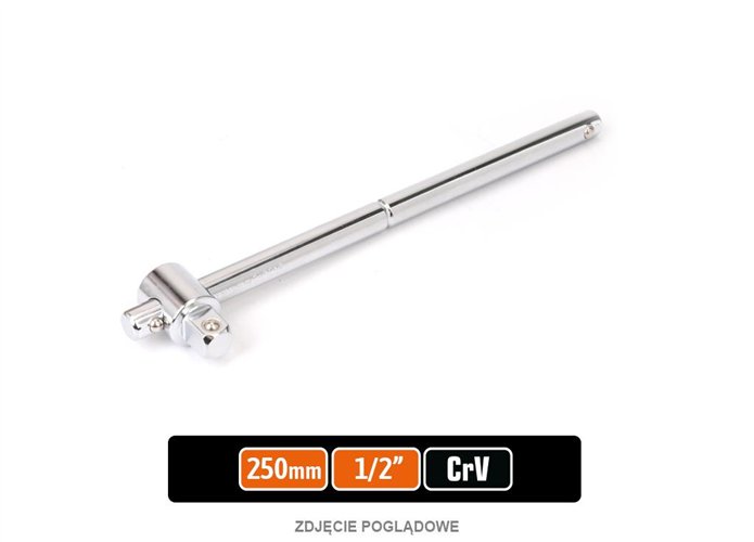 Pokrętło do nasadek TYP T 1/2" 250 mm / TEGER