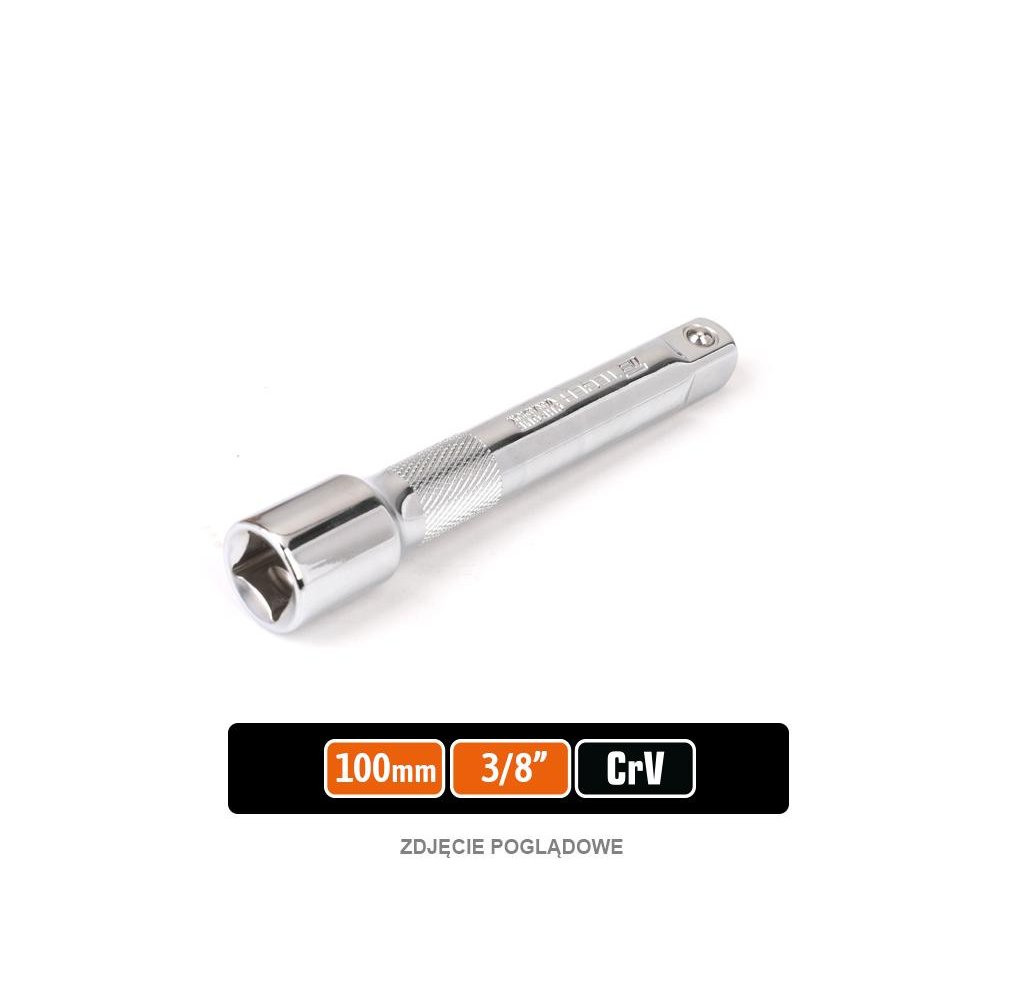 Przedłużka do nasadek 3/8" 100 mm / TEGER