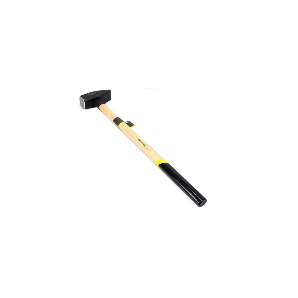 Młotek ślusarski 4 kg ciężki z bukowym trzonkiem Waryński