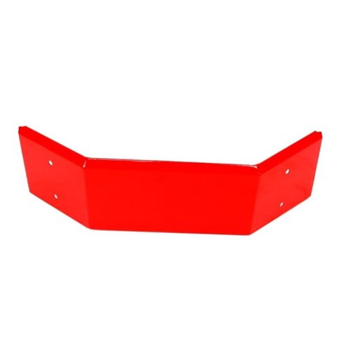 Błotnik przedni uniwersalny kolor czerwony blacha ocynkowana malowany proszkowo 80381101