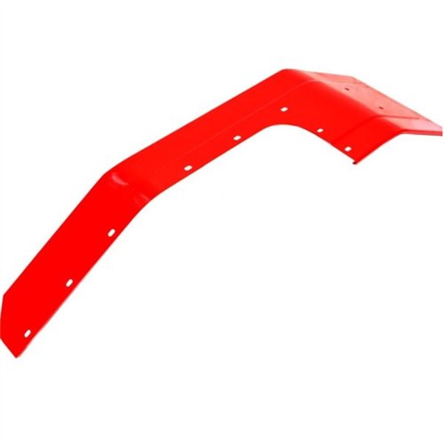 Błotnik lewy przedni napęd kolor czerwony blacha ocynkowana malowany proszkowo 80383160
